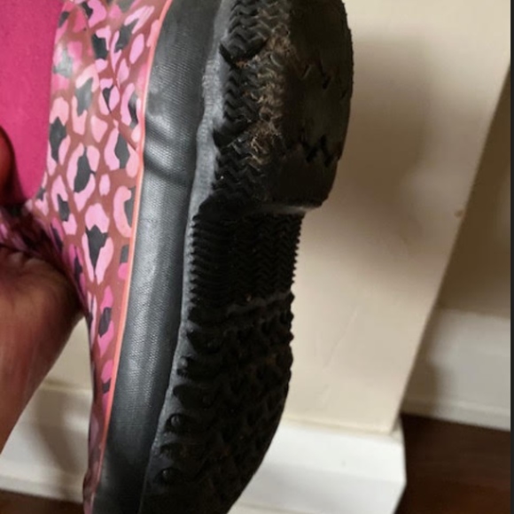 kids pink bogs, size 1 - Picture 3 of 3